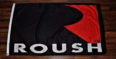 Roush Racing Flag Banner 3' X 5' Black & Red NASCAR Auto Garage Man Cave Car   • $11.97