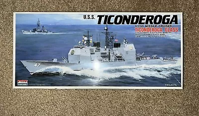 ARII USS Ticonderoga Missile Cruiser Plastic Model Kit 1/700 Scale A941-1000 • $31.99