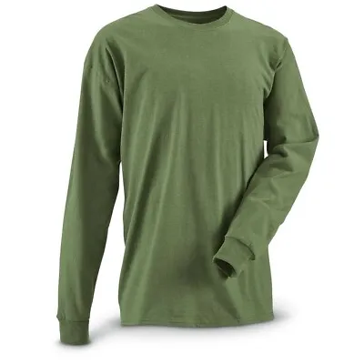 Men's Long Sleeved O.D. Green BDU XXL T-Shirt U.S.A. Made New W/ Free Shipping • $14.99