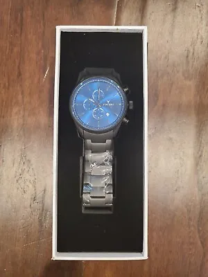Vincero Luxury Men's Chrono S Wrist Watch - Top Grain Italian Steel  Watch Band  • £102.18