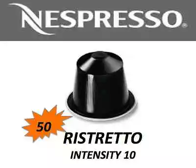 STOCKUP SPECIAL!! 50 Ristretto Nespresso Capsule *BNIB* FREE EXPRESS POST!!! • $55.55