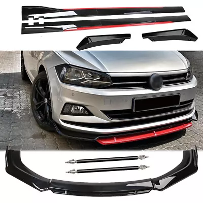 Front Bumper Lip Spoiler Splitter For Volkswagen Rabbit 79 Side Skirts Rear Lip • $99.99