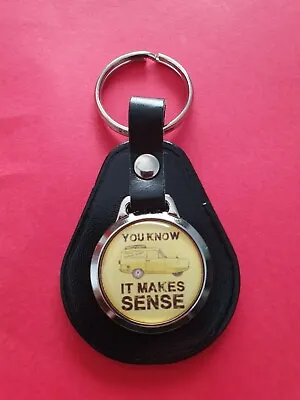 £4.99 • Buy Only Fools And Horses ! You Know It Makes Sense Del Boy Quality Leather Keyring
