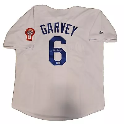 Steve Garvey Signed 1981 Majestic Replica LA Dodgers World Series Home Jersey... • $199.99