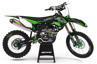 $159.90 • Buy Kawasaki KX KXF KLX 65 85 125 250 450 500 Motocross Graphics Kit Decals MX