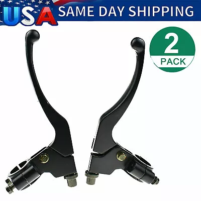 Left Clutch Right Brake 7/8  Handle Lever Perch For Honda XR80 CRF70 Motorcycle • $15.19