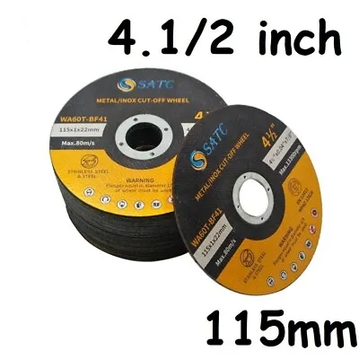 115mm Metal Cutting Slitting Discs 4 1/2  Ultra Thin For 4.5 Inch Angle Grinder  • £1.90