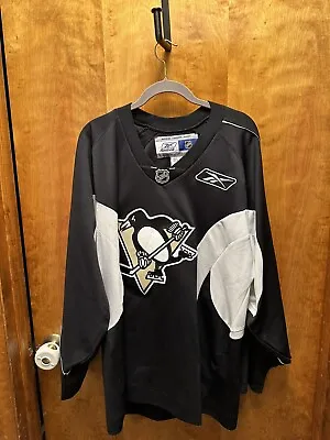 $49.99 • Buy Pittsburgh Penguins Reebok CCM Black Adult Large Practice Jersey!