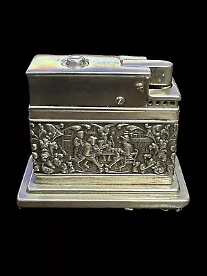 Vintage Myflam 830 Silver Table Lighter • $99.99