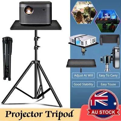 Projector Tripod Stand Foldable Laptop Tripod Bracket With Tripod Tray DJ Rack • $28.09