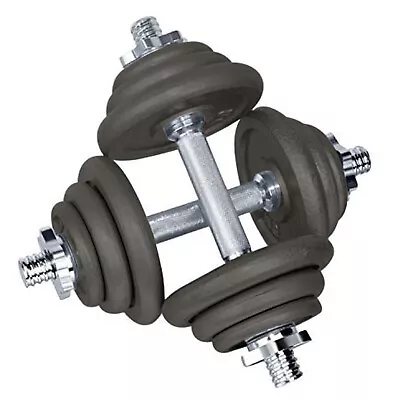 Adjustable Dumbbell Set 20KG - 70KG Solid Steel Weight Cast Iron Plate Strength • $325.99