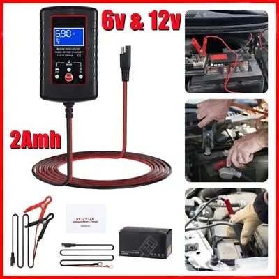 6V 12V Smart Automatic Battery Charger Maintainer Motorcycle Car Trickle Float • $15.74