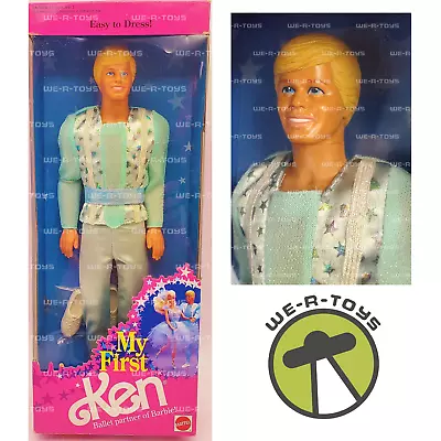 Barbie My First Ken Ballet Partner Of Barbie Doll Mattel 1991 No. 3841 NRFB • $26.95