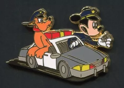 Disney Pins Mickey Mouse & Pluto Police Officers Disney Store Japan Pin • $15.96