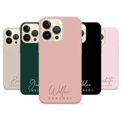 Personalised Case Cover 15 12 PRO 14 7 Phone IPhone Silicone Custom 11 Name Slim • £6.29