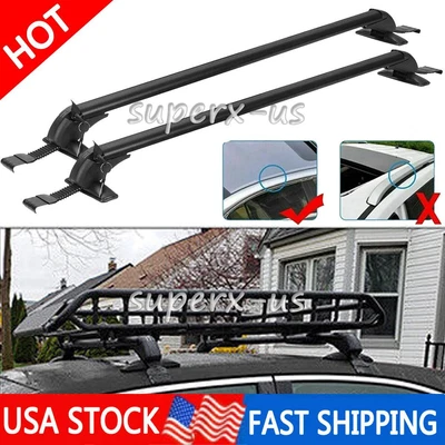 $75.95 • Buy For Hyundai Kona 2018-23 43.3  Car Top Roof Rack Cross Bar Luggage Cargo Carrier