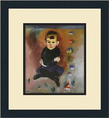Max Pechstein Boy With Toys Custom Framed Print • $75
