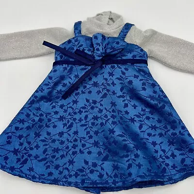 American Girl Doll Outfit Sapphire Party Set Just Like You Dress & Top *Read* • $16.99