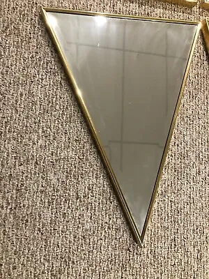 Vintage Triangle Framed Mirror • $31.99