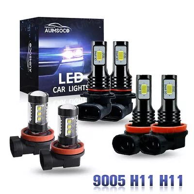 For Volvo S40 2005 - 2011 Combo LED Headlight High Low Beam Fog Light Bulbs 6x • $39.99