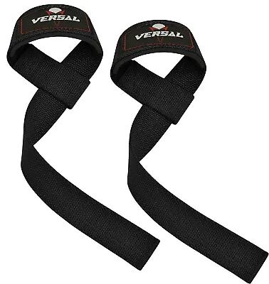 VSL Padded Weight Lifting Training Gym Straps Hand Bar Grip Wrist Support Wraps • £4.49