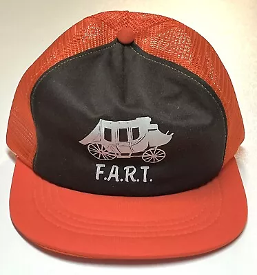 Vintage Novelty FART F.A.R.T. Wagon Mesh Back Snapback Hat Cap • $12.50