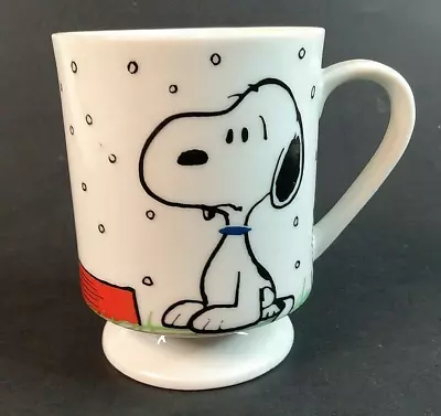 Vintage 1958 Snoopy Coffee Cup-I Hate It When It Snows On My French Toast • $12.95