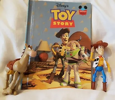 Disney Toy Story  -McDonald's Toy Woody And Bullseye And Original Toy Story Book • £9