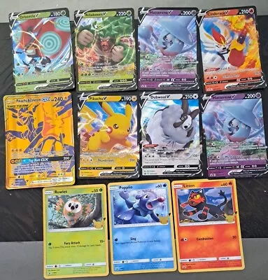 LOT 11 Jumbo Oversized Pokemon Cards • $0.99