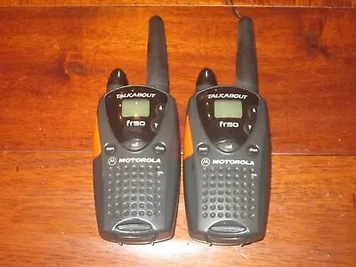 Motorola Talkabout FR50 2-Way Radio Walkie Talkies With 14 Channels TESTED WORKS • $33.89