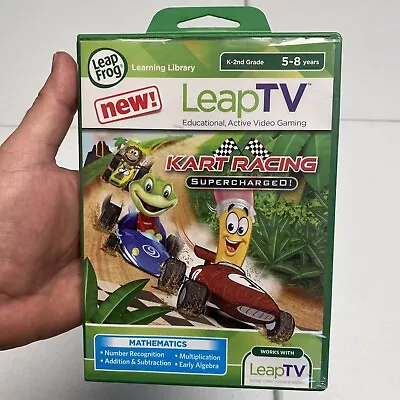 NEW  Leap Frog LeapTV Kart Racing Supercharged K-2nd Grade Math Educational Game • $31.63