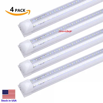 T8 LED Tube Light 8FT Shop Strip Led Light Linkable 8feet LED Shop Light Fixture • $77.39