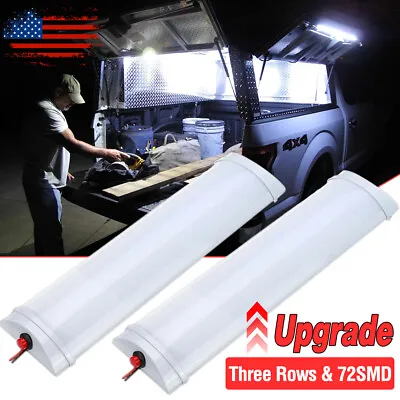 72 LED 12V ON/OFF Switch Interior Light Strip Bar 12 VOLT Car Caravan Van Bus US • $11.58