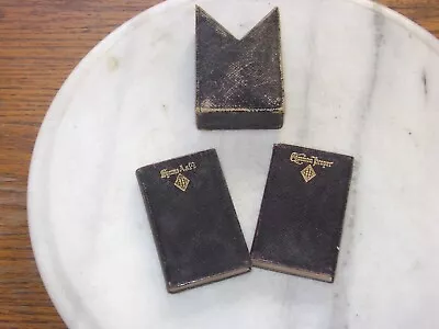 Antique Small Hymn Book & Common Prayer Miniature Books 1909 Anglican Edwardian • $26.99