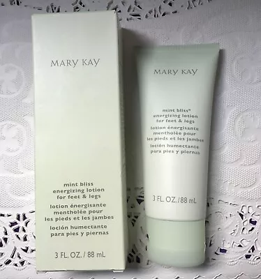 Mary Kay MINT BLISS Energizing Lotion For Feet And Legs 3 Fl Oz • $14.99