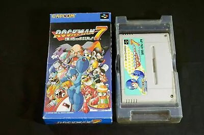 Boxed Rockman 7 - Mega Man 7 - Rare Japanese Version SFC - Free Shipping • $47.95