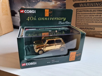 £19.99 • Buy Corgi 40th Anniversary Gold Plated Mini. Ltd Edition 04501