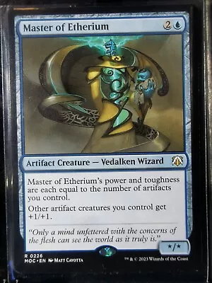 MTG Master Of Etherium MOC  Rare SealedinSleeve • $1.94