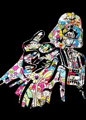 DEATH NYC Ltd Ed Signed Street Art Print 45x32cm Darth Vader Takashi Murakami • $99.99