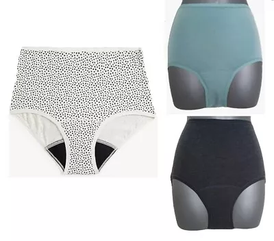 M&S Period Menstrual Knickers FULL Brief Cotton Birthing Absorbency Pants Size • £3.99