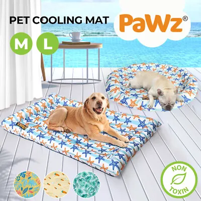$37.99 • Buy PaWz Pet Cooling Mat Dog Gel Non-Toxic Bed Cat Puppy Sofa Self-cool Summer Large
