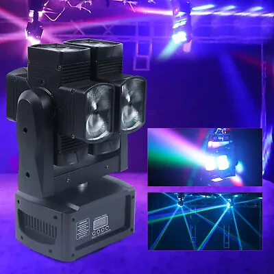 LED Laser Moving Head Light RGBW Rotating Stage Lighting Beam DMX DJ Light Disco • $112