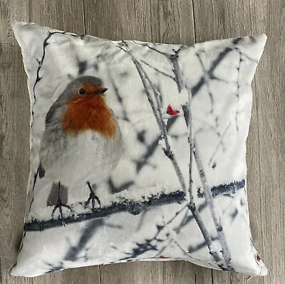 Bird Pillow Cover 20x20  Velvet Throw Decor Cushion Cover IKEA Eldblomma NEW NIP • £24.28