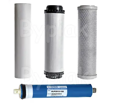 £24.90 • Buy 4 Stage Reverse Osmosis RO Unit Complete Filters Replacement 50 GPD