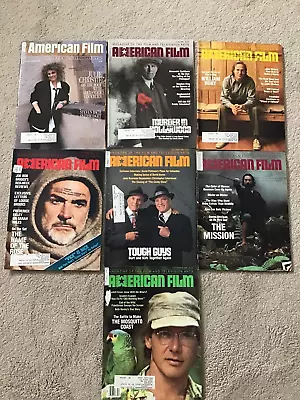 Lot Of 7 Vintage 1986 American Film Magazines Jan/Feb Jun Jul/Aug Sep-Dec • $14