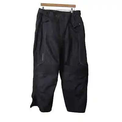 First Gear Mens Pants 44 Motorcycle Bike Protective Black Zip Ankle Lined Padded • $79.99