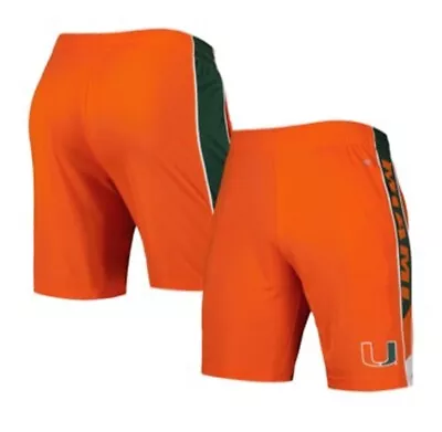 Miami Hurricanes Colosseum Men's Pool Time Shorts - Orange Size L  • $24.95