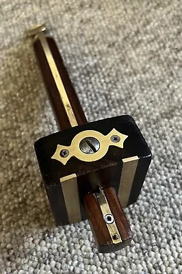 A Marples Rosewood And Brass Mortice Gauge Vintage Woodwork Tool Refurbished. • £14.99