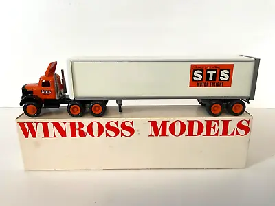 STS Motor Freight With 9000 Cab 1985 Winross 1/64th Scale Tractor Trailer • $37.95