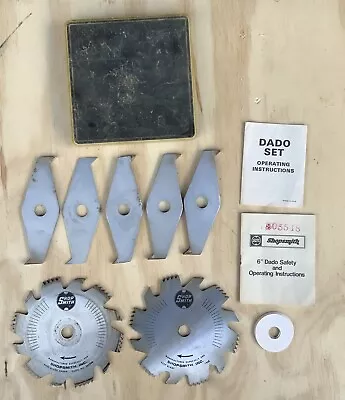 Shopsmith 6  Dado Saw Blade Set Part #505548 • $26.99